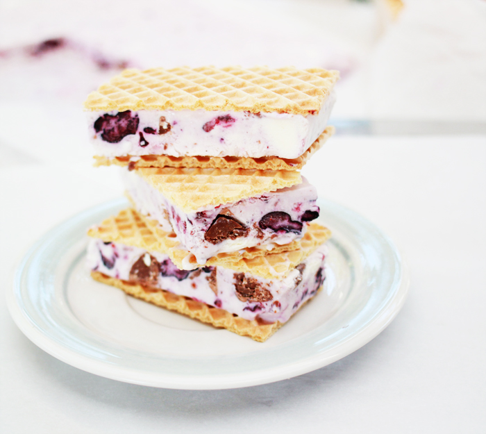 Berry & Chocolate Homemade Ice Cream Sandwiches from www.highwallsblog.gr.com