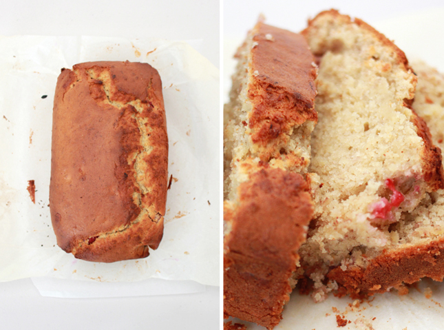 Homemade Banana & Raspberry Bread | www.highwallsblog.gr.com