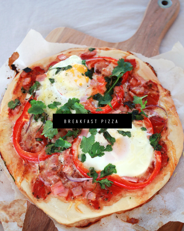 Breakfast Pizza Recipe | www.highwallsblog.gr.com