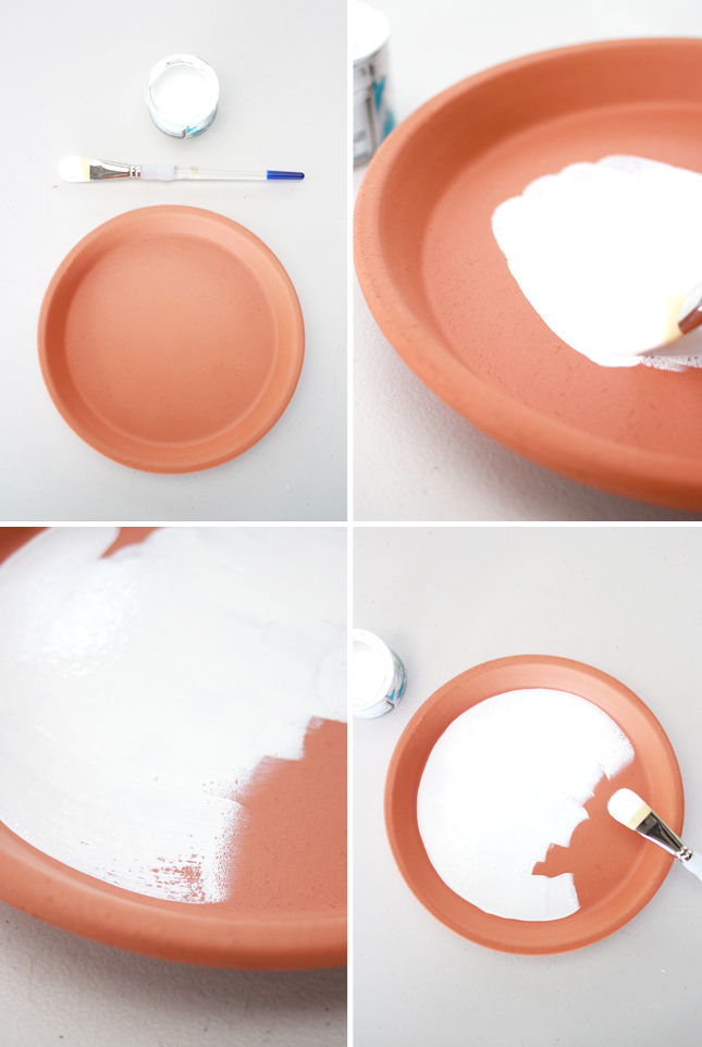 From the Garden to the Table: DIY Terracotta Dinnerware | www.highwallsblog.gr.com