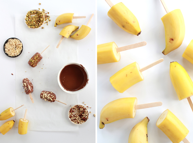RECIPE | Frozen Chocolate Dipped Bananas | www.highwallsblog.gr.com