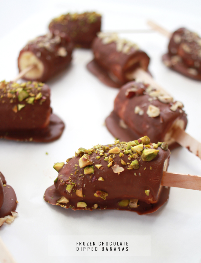 RECIPE | Frozen Chocolate Dipped Bananas | www.highwallsblog.gr.com