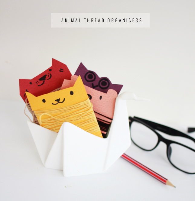 DIY | Animal Thread Organizers | www.highwallsblog.gr.com