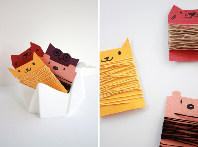 DIY | Animal Thread Organizers | www.highwallsblog.gr.com