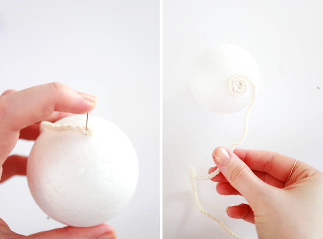 DIY | Wrapped Baubles by www.highwallsblog.gr.com