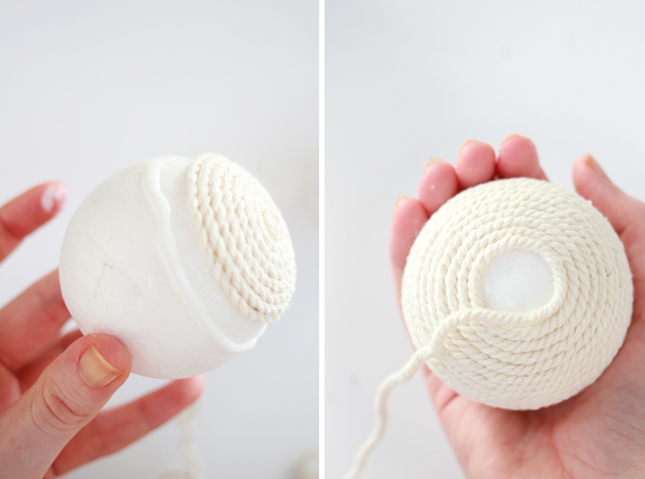 DIY | Wrapped Baubles by www.highwallsblog.gr.com