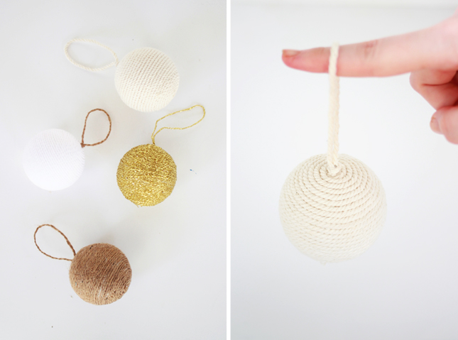 DIY | Wrapped Baubles by www.highwallsblog.gr.com