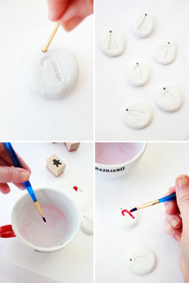 DIY | Stamped Clay Christmas Ornaments by www.highwallsblog.gr.com
