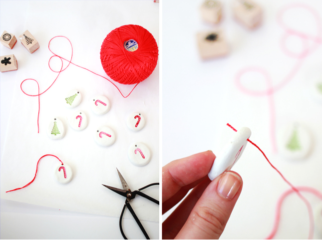 DIY | Stamped Clay Christmas Ornaments by www.highwallsblog.gr.com