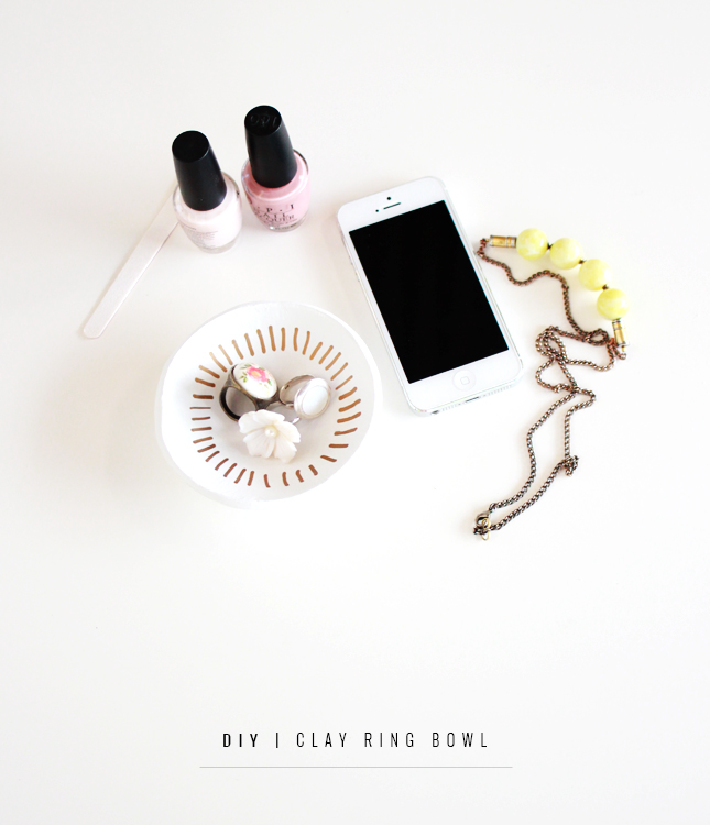 DIY | Clay Ring Bowl by www.highwallsblog.gr.com for Drifter & the Gypsy
