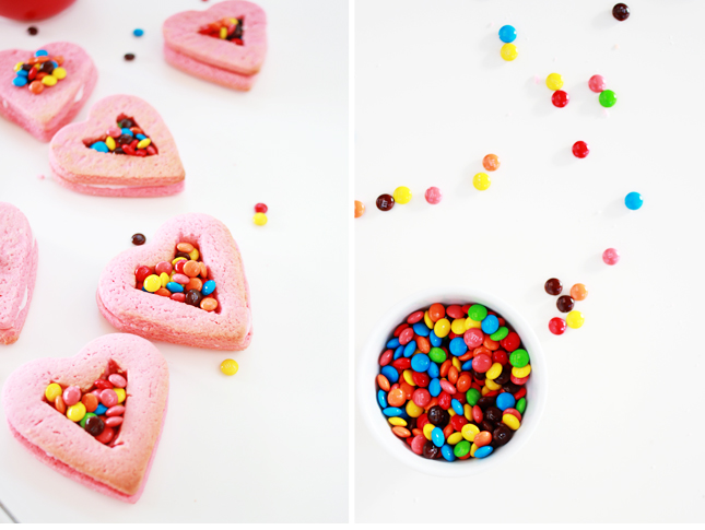 Recipe |Heart Shaped Pinata Surprise Cookies | www.highwallsblog.gr.com