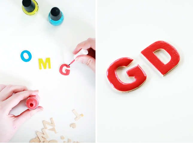 Make your own Candy Coloured Letter Cake Toppers | www.highwallsblog.gr.com