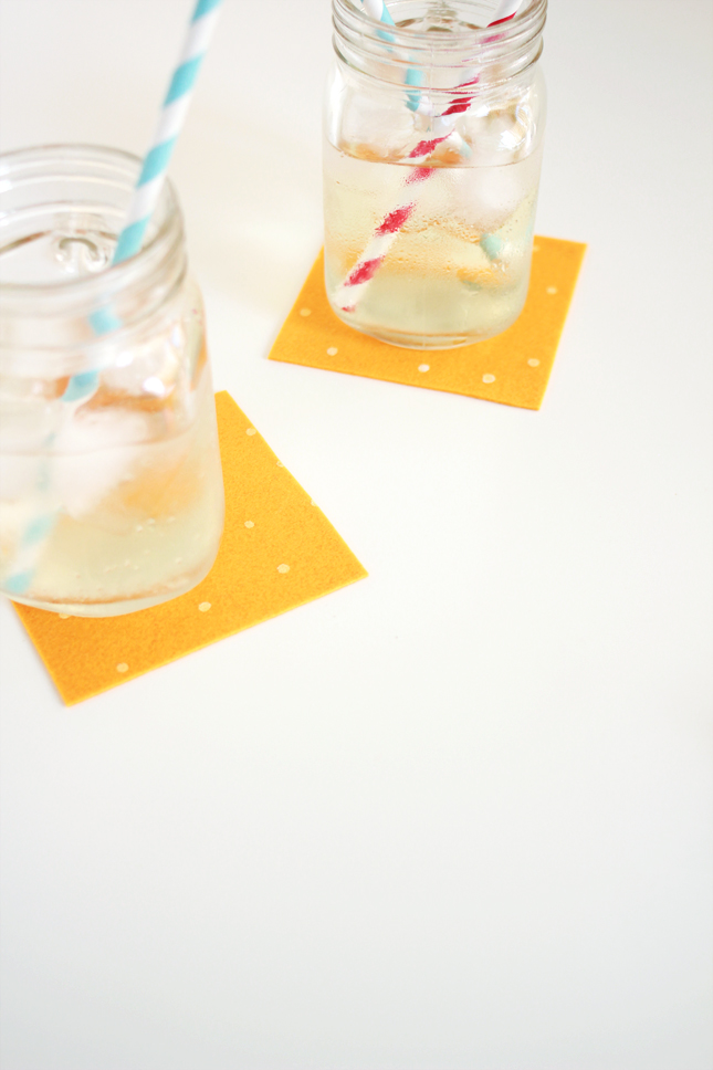 DIY | Spotted Coasters from www.highwallsblog.gr.com