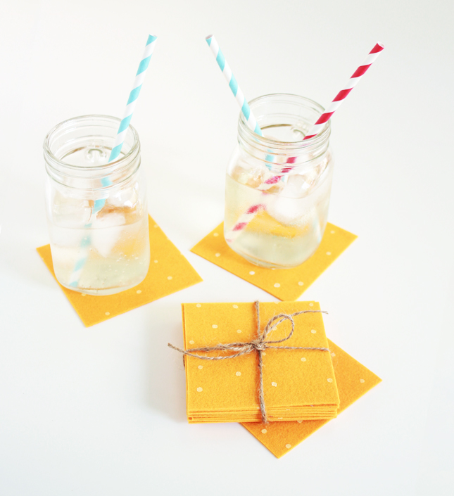 DIY | Spotted Coasters from www.highwallsblog.gr.com