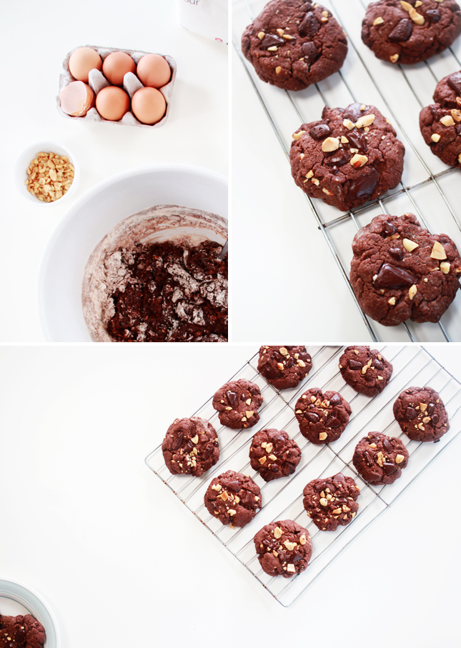 RECIPE | Dark Chocolate & Peanut Butter Cookies | www.highwallsblog.gr.com