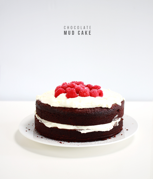 Eats | Chocolate Mud cake w/ berries and cream | www.highwallsblog.gr.com