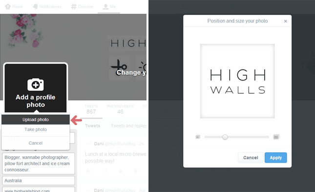 Step by Step guide to the new Twitter Profiles | www.highwallsblog.gr.com
