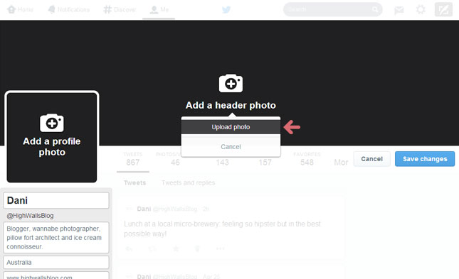 Step by Step guide to the new Twitter Profiles | www.highwallsblog.gr.com