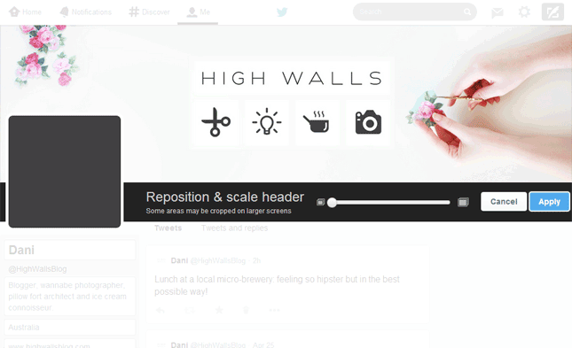 Step by Step guide to the new Twitter Profiles | www.highwallsblog.gr.com