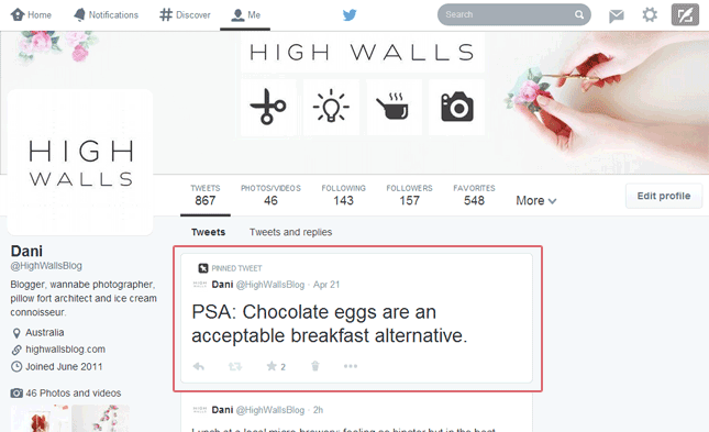 Step by Step guide to the new Twitter Profiles | www.highwallsblog.gr.com