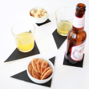 DIY | Leather Tangram Coasters