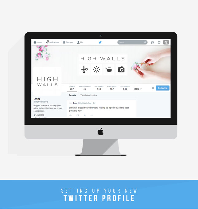 Simple Steps to Setting up your New Twitter Profile | www.highwallsblog.gr.com