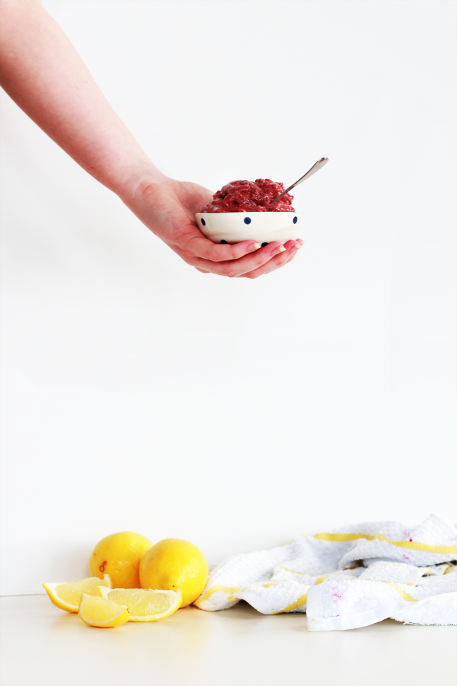 5 Minute Frozen Yogurt  with only 4 ingredients! (via www.highwallsblog.gr.com)