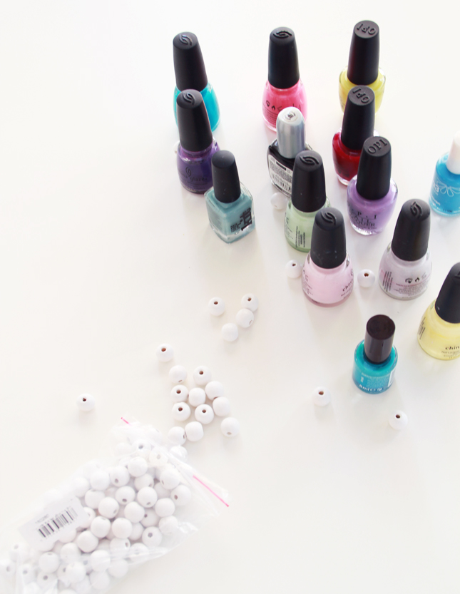 Paint your own Decorative Bead Drink Stirrers | www.highwallsblog.gr.com