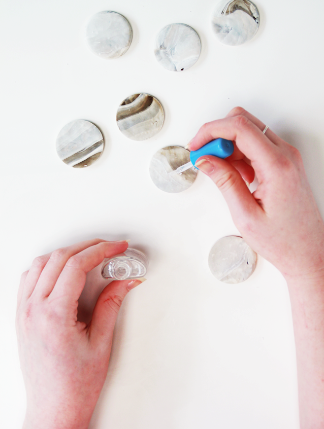 Faux Marble Magnets by High Walls (For Drifter & The Gypsy)