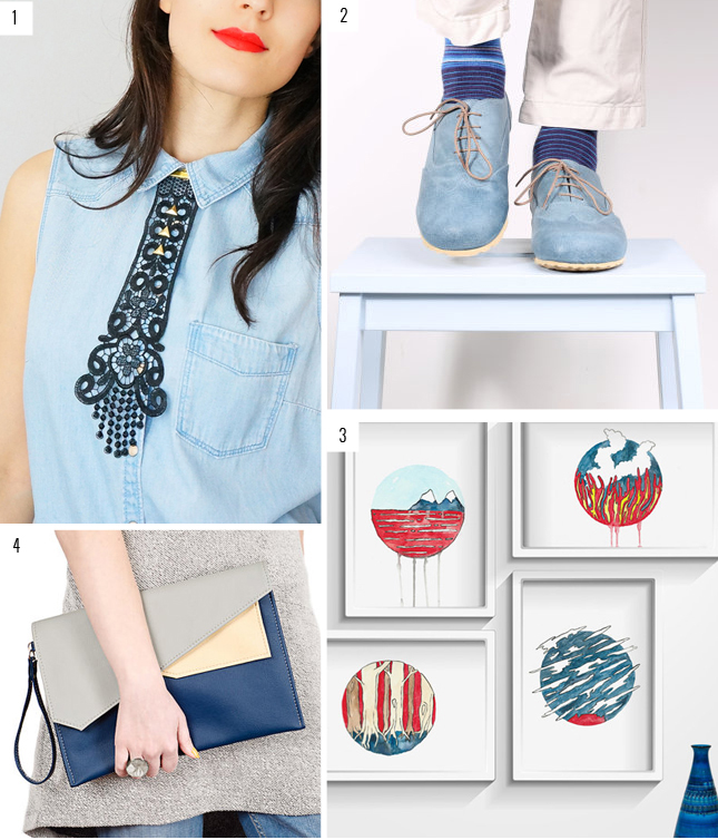 Oh Etsy | Blue beauties from around Etsy | via www.highwallsblog.gr.com
