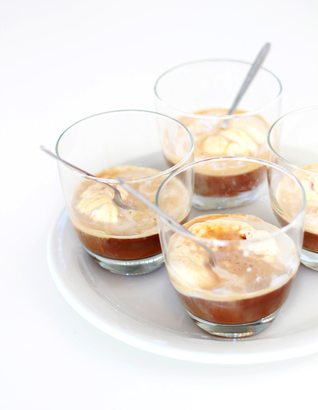 One for the coffee lovers - Homemade classic Italian Affogato | www.highwallsblog.gr.com