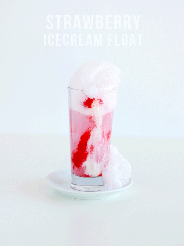 Strawberry Ice Cream Float | www.highwallsblog.gr.com