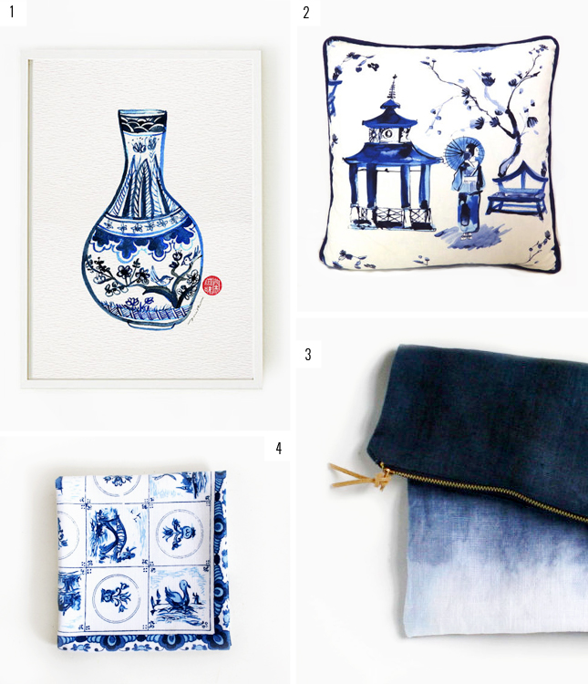 Oh Etsy: A collection of Etsy finds inspired by Blue China | www.highwallsblog.gr.com