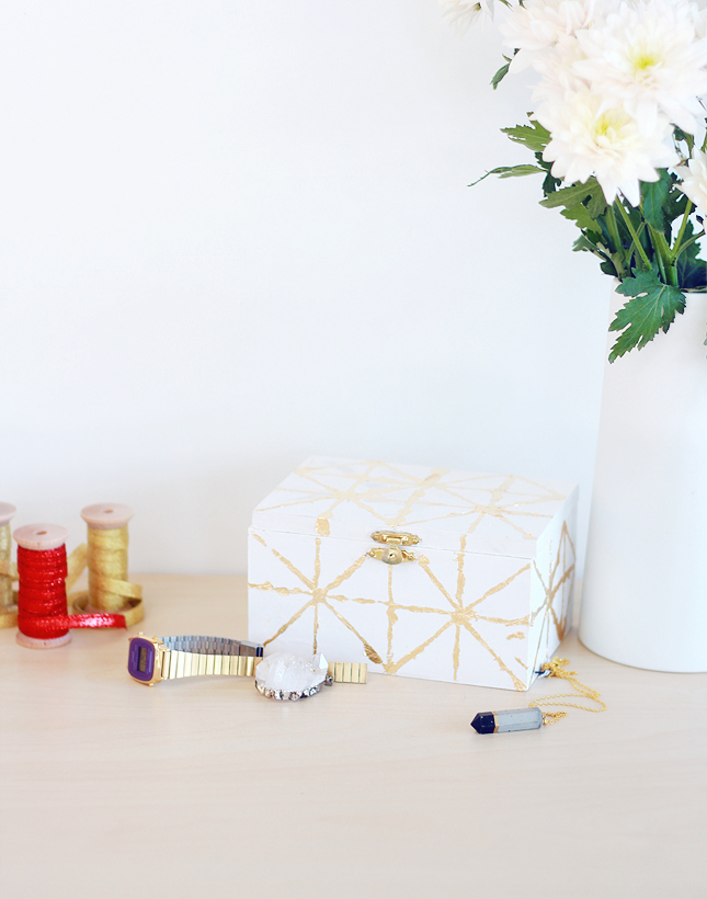 DIY Gilded Jewellery Box by High Walls (for CoCorrina) | www.highwallsblog.gr.com
