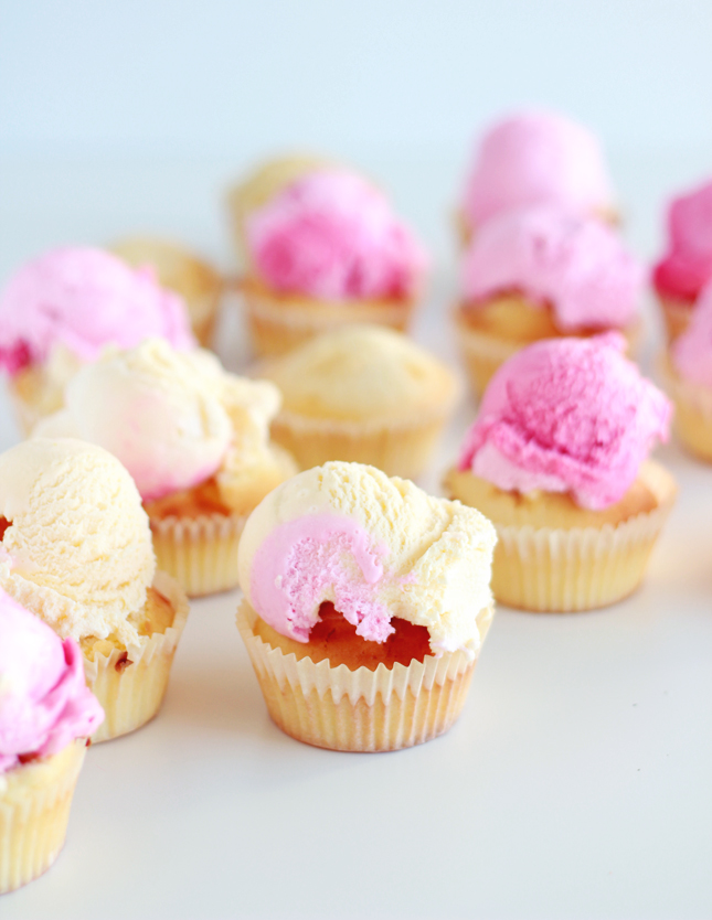 Cupcakes iced with ICE CREAM  - Brilliant! | www.highwallsblog.gr.com