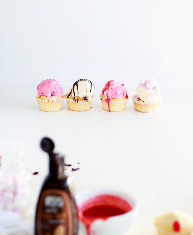 Cupcakes iced with ICE CREAM  - Brilliant! | www.highwallsblog.gr.com