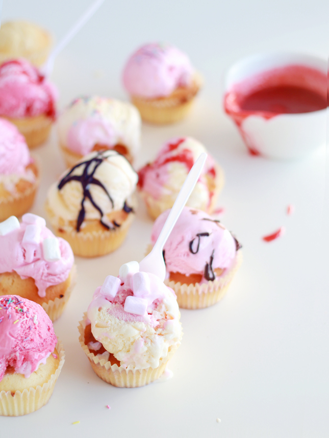 Cupcakes iced with ICE CREAM  - Brilliant! | www.highwallsblog.gr.com