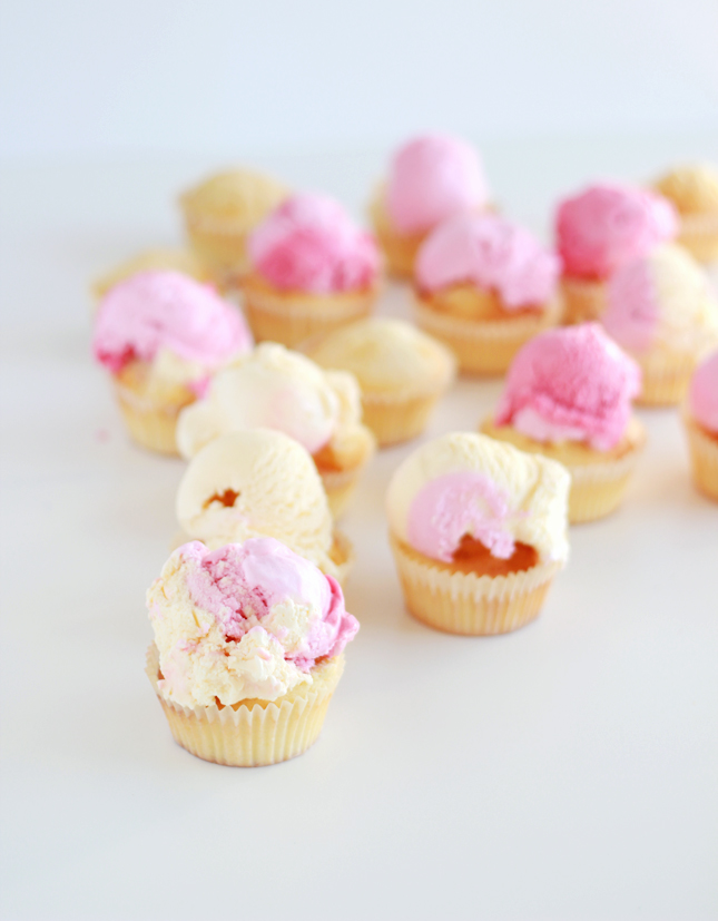 Cupcakes iced with ICE CREAM  - Brilliant! | www.highwallsblog.gr.com
