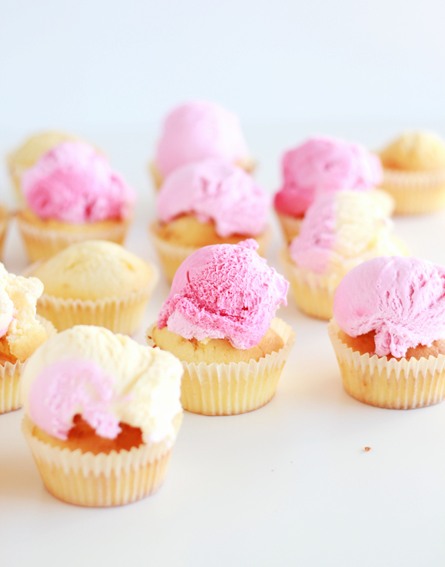 Cupcakes iced with ICE CREAM  - Brilliant! | www.highwallsblog.gr.com