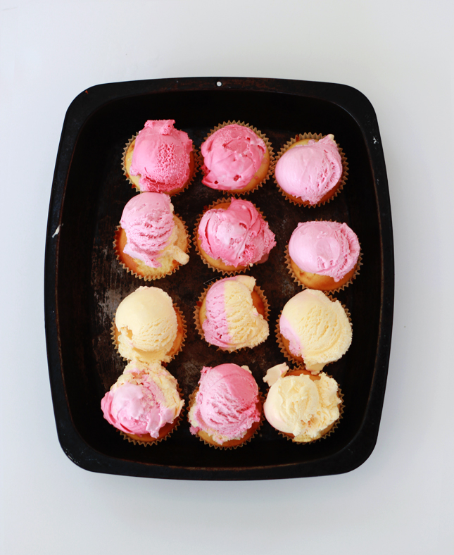 Cupcakes iced with ICE CREAM  - Brilliant! | www.highwallsblog.gr.com