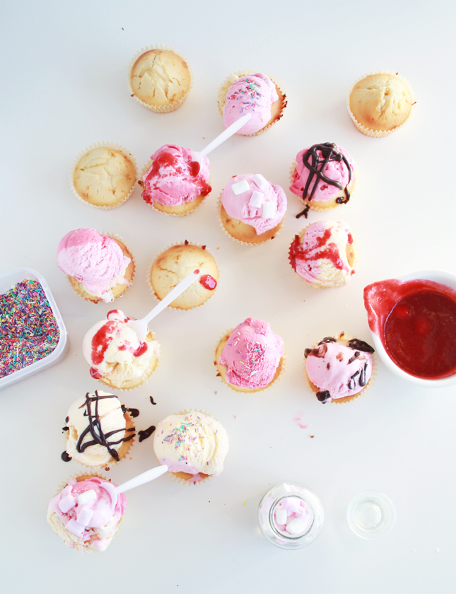 Cupcakes iced with ICE CREAM  - Brilliant! | www.highwallsblog.gr.com