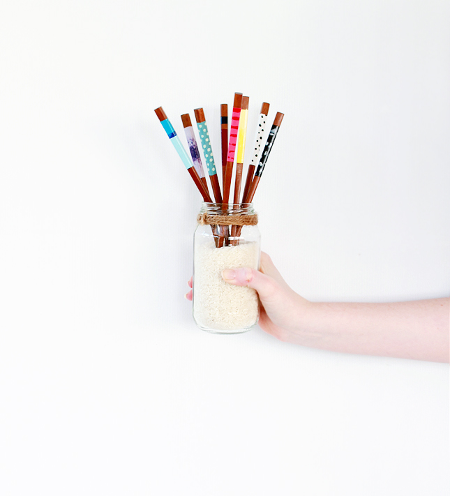 DIY Decorated Chopsticks | highwallsblog.gr.com
