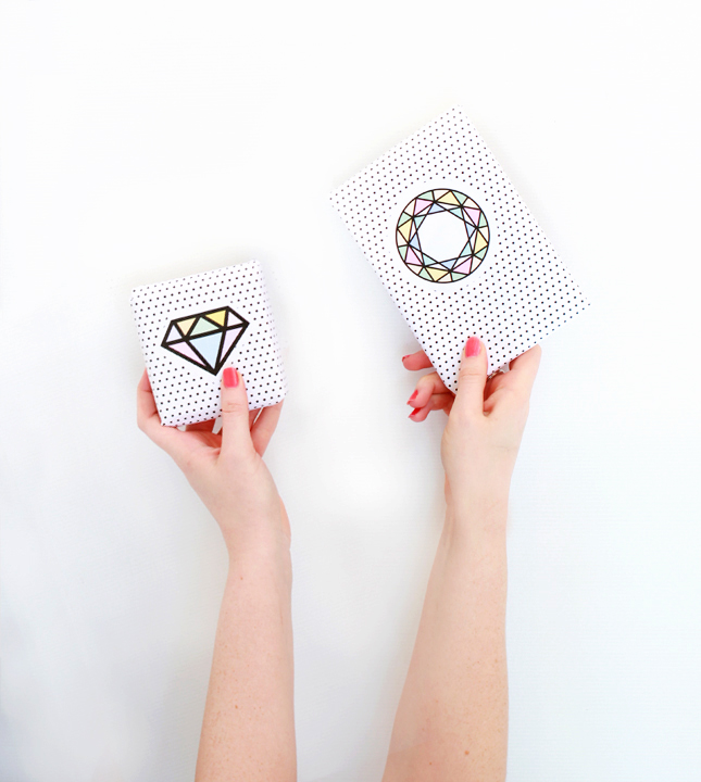 FREE Gemstone and Diamond printable wrapping paper templates | www.highwallsblog.gr.com