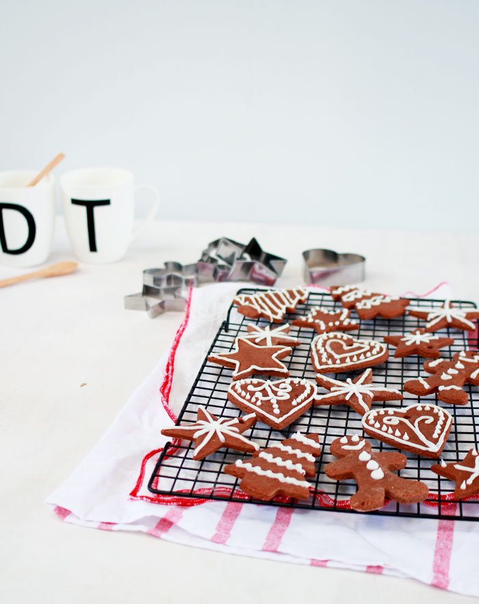 One for the Gingerbread haters: Chocolate Sugar Cookies! They might look like gingerbread, but they are SO much better! 